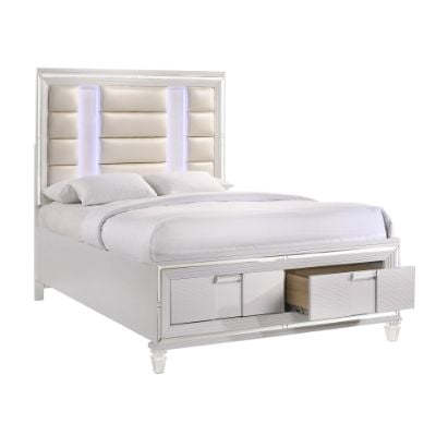 Twentynine White Queen Bed Angle(1Drawer-Open).jpg
